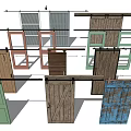Sliding Barn Doors In Various Wooden Styles And Colors For Interior Design