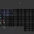 Large Anime Action Figure in Modern Display Space with Shelves Collectibles Shiny Floor Circular Lights