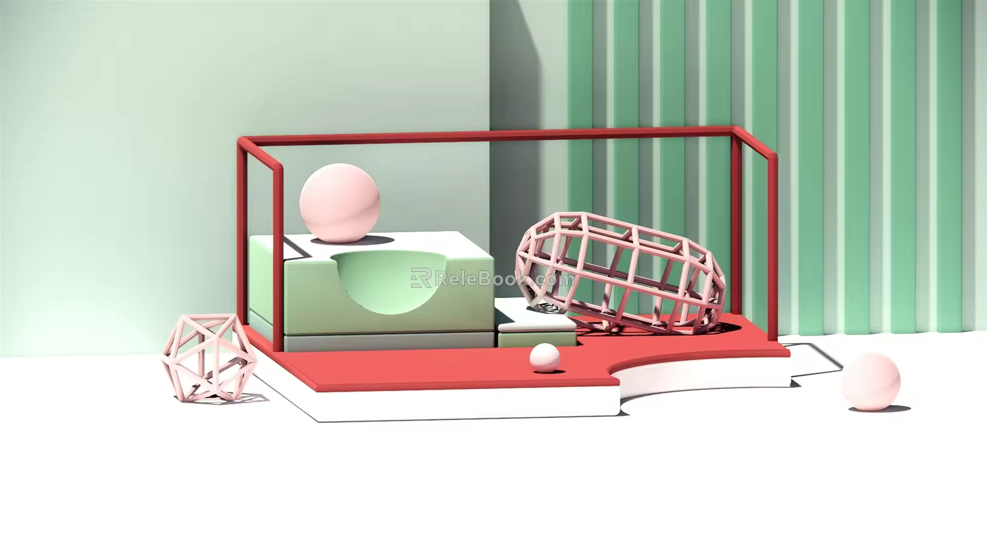Modern Meichen e-commerce Meichen 3d model