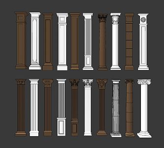 Jane's Roman Column 3d model