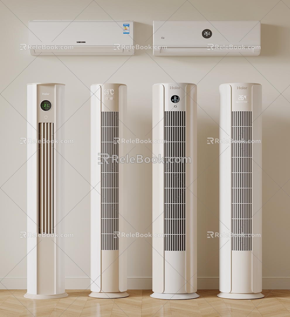 Air conditioner Vertical air conditioner Wall-mounted air conditioner 3d model