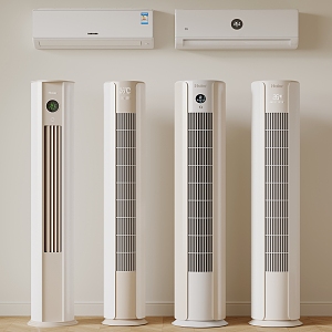 Air conditioner Vertical air conditioner Wall-mounted air conditioner 3d model