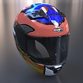 Motorcycle Helmet Racing Helmet Safety Helmet 3d model