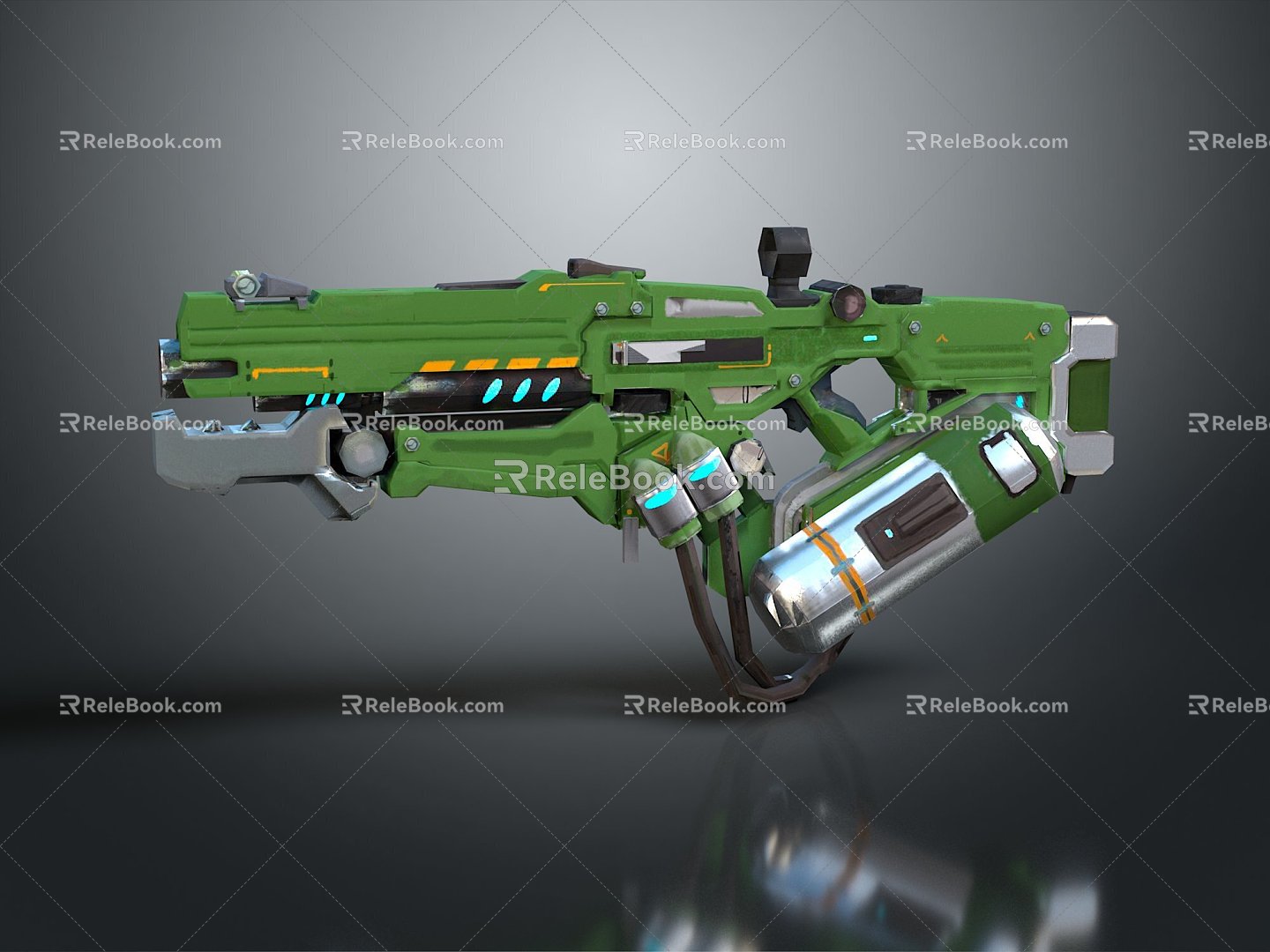 Modern Gun Sci-Fi Firearms Sci-Fi Game Gun Games Firearms Game Gun 3d model