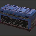 Modern Box Science Fiction Box Science Fiction Box 3d model