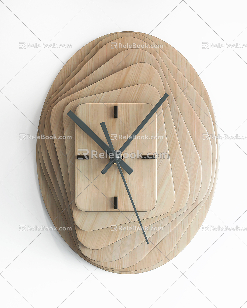 Modern clock decoration wall clock model