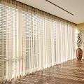 White Sheer Curtains Enhancing Bright Room Interior With Natural Light And Decorative Vase