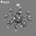 Vintage chandelier Osgona lightstar Artifici 3d model