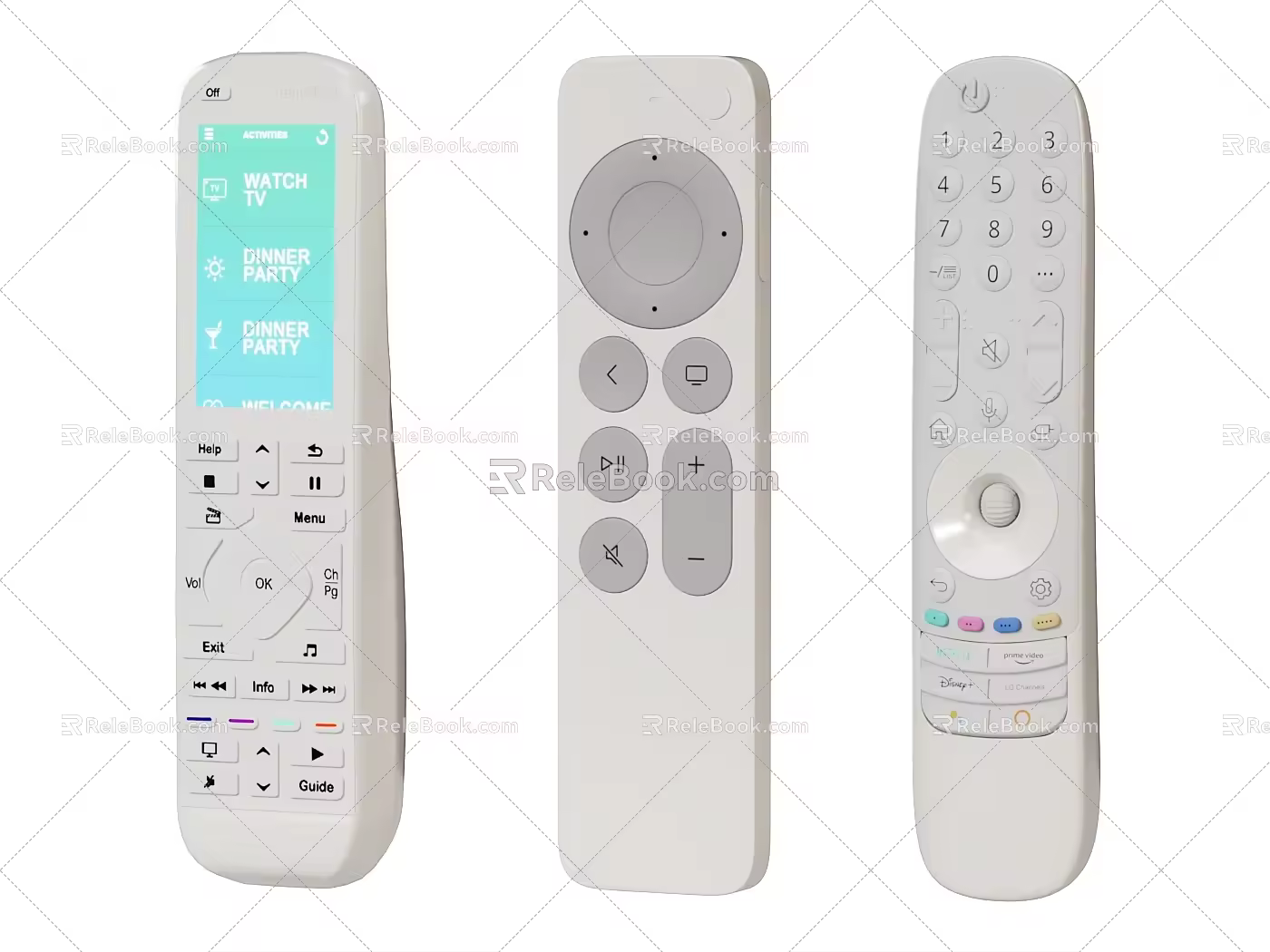 Remote Control Smart TV Remote Control Infrared Remote Control 3d model