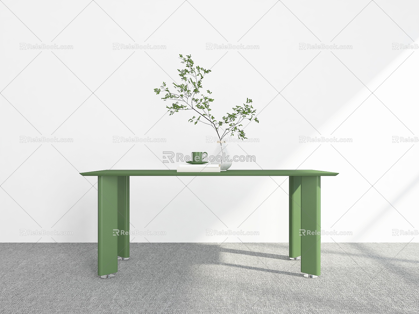 Dining Table Rectangular Dining Table Living Room Dining Table Table Table Table 3d model