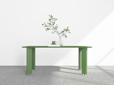 Dining Table Rectangular Dining Table Living Room Dining Table 3d model