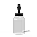 Modern Black Metal Table Lamp with Adjustable Head and LED Light for Study Room