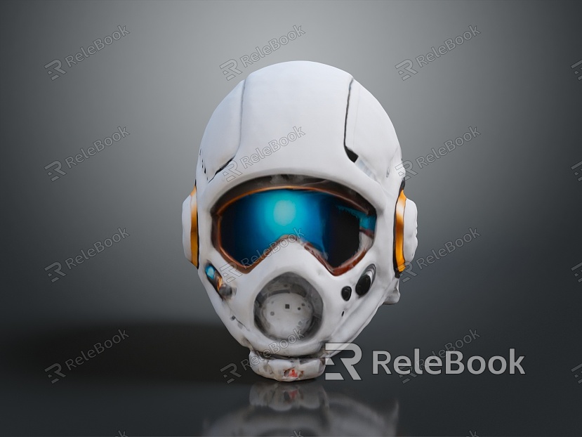 Sci-Fi Helmet Alien Helmet Helmet High Tech Helmet Game Helmet Helmet Helmet model