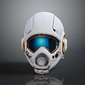 Sci-Fi Helmet Alien Helmet High Tech Helmet Game Helmet 3d model