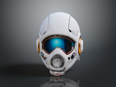 Sci-Fi Helmet Alien Helmet High Tech Helmet Game Helmet 3d model