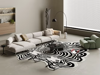 Modern Minimalist Multi-Person Sofa Casual Sofa Straight Sofa Coffee Table Single Person Sofa minotti Sofa 3d model