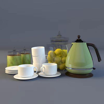 TEA SET 3d model TEA SET 3d model