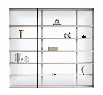 Modern Bookcase Decorative Bookcase 3d model