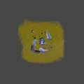 Underwater Game Character Scene With Tuna Fish Jellyfish And Coral Reef