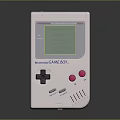Classic Nintendo Game Boy Portable Gaming Console with Green Screen and Pink Buttons