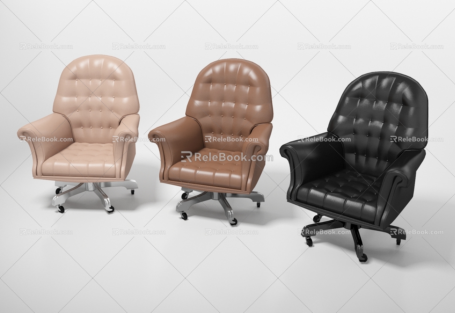 Office Chair Leisure Chair Boss Chair Single Chair Swivel Chair 3d model