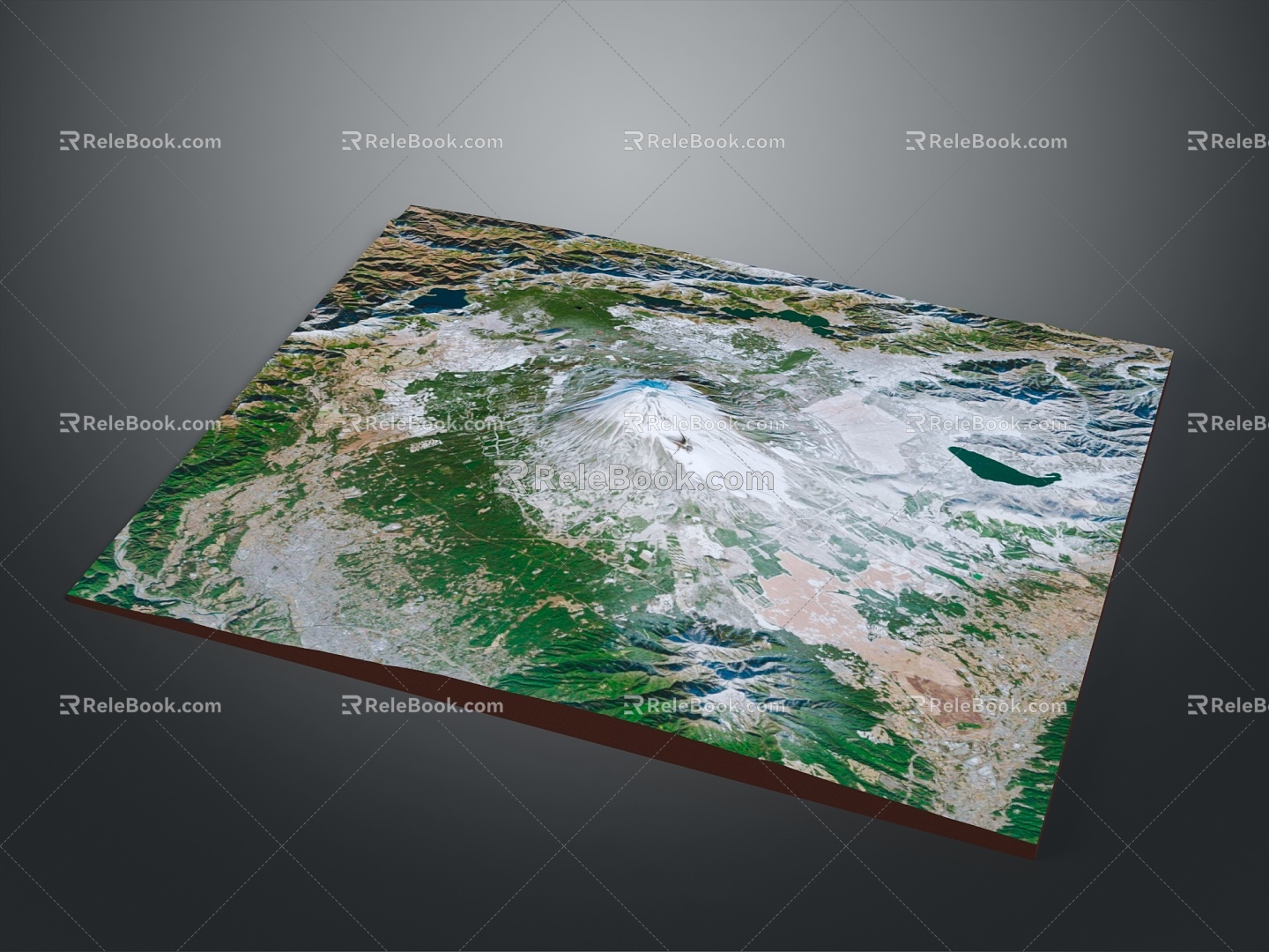 Geography, topography, mountain shape, ridge, ridge, valley, mountain range, canyon, geomorphology, mountain peak, mountain body 3d model