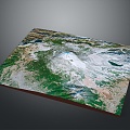 Geography, topography, mountain shape, ridge, ridge, valley, mountain range, canyon, geomorphology, mountain peak, mountain body 3d model