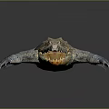 Crocodile Alligator Nile Crocodile carnivore reptile cold-blooded animal reptile 3d model