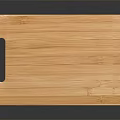 Natural Bamboo Cutting Board With Handle For Daily Kitchen Household Use