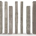 modern column cement column 3d model