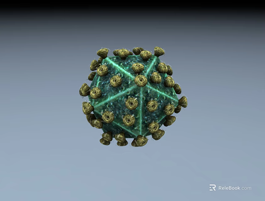Advanced 3D Viral Structure Medical Device For Medical Research And Diagnostics 3d model 