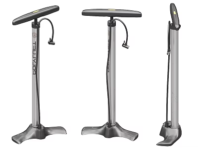 Industrial Manual Pump Equipment With Ergonomic Handle And Stable Base Design 3d model