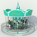 Carousel ride 3d model