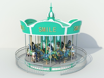 Carousel ride 3d model