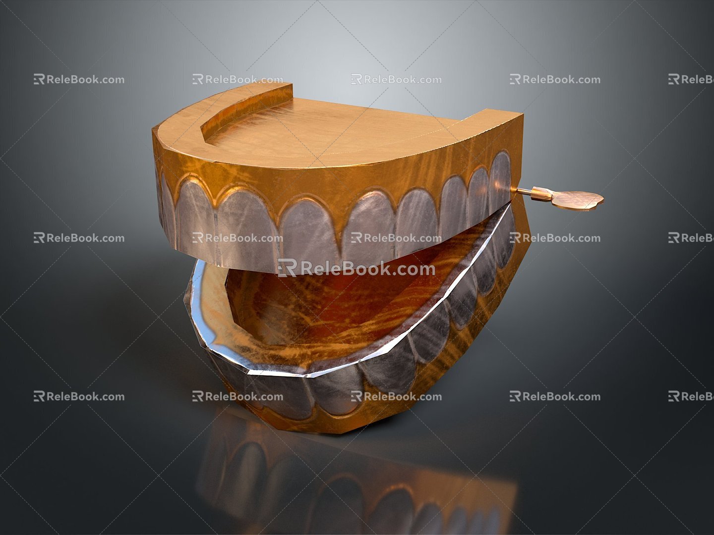 dental implant teeth teeth gingival dentures oral organs medical teaching aids 3d model