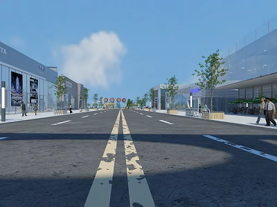 Modern Industrial Factory Facility With Spacious Interior High Ceilings And Metal Structure 3d model