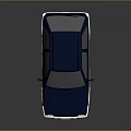 Vintage Gray And White Hatchback Car With Sleek Front Design And Sporty Wheels