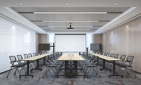 Modern Conference Room 3d model