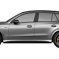 Silver Mercedes AMG SUV With Sporty Exterior And Alloy Wheels