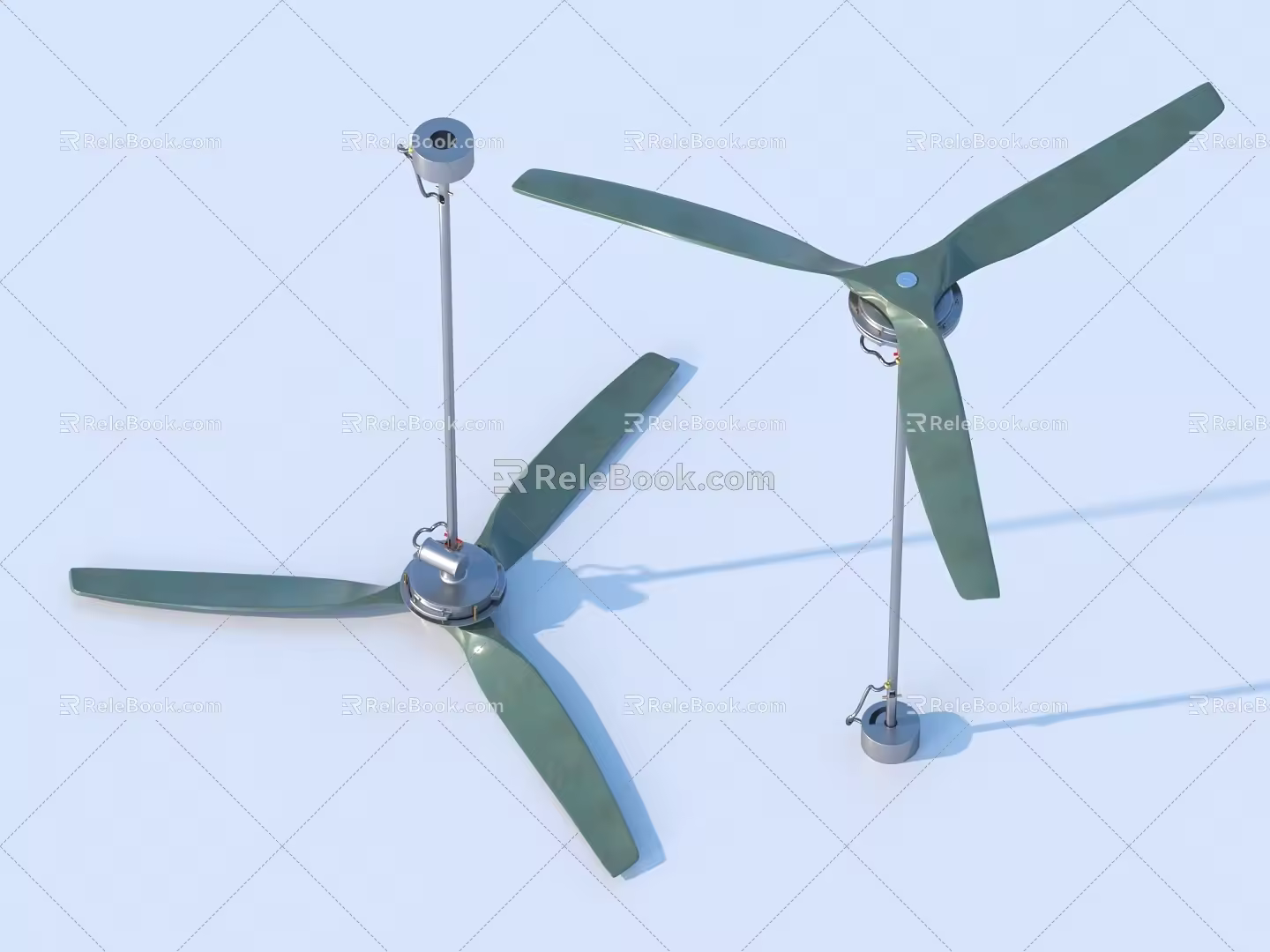 Fan ceiling fan electrical sketch 3d model
