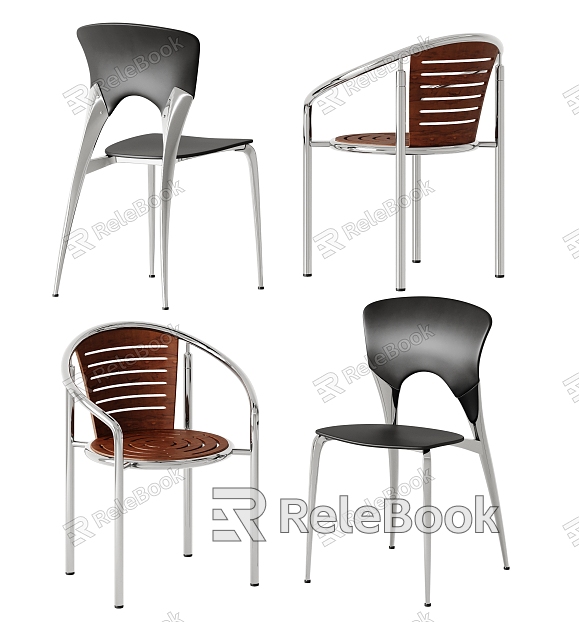 Middle style dining chair model