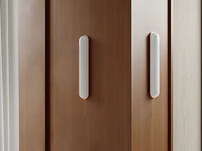 Modern Minimalist Wall Lamp With Sleek Metal Design LED Lighting For Living Room Bedroom 3d model