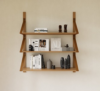 Bookshelf Storage Rack 3d model