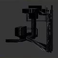 Industrial Metal Frame Equipment With Platform Structure And Mechanical Components