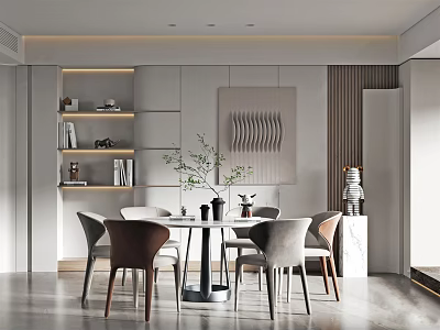 Modern Restaurant Home Restaurant 3d model
