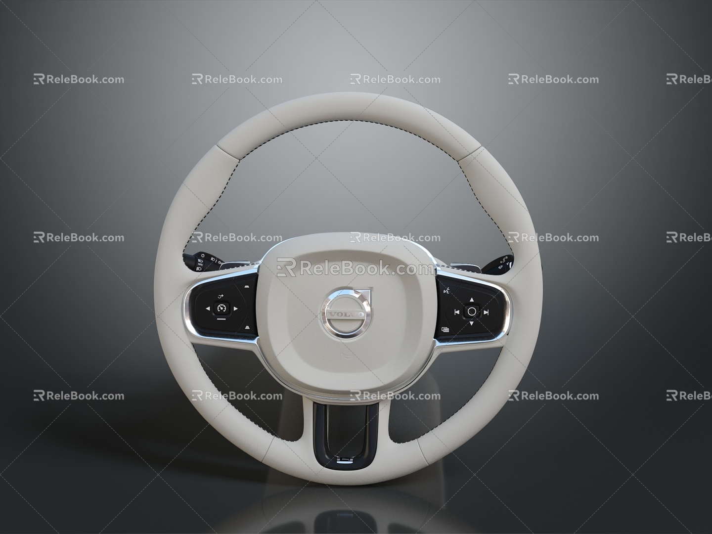 Steering wheel car steering wheel car parts game items 3d model