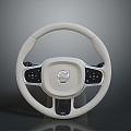 Steering wheel car steering wheel car parts game items 3d model