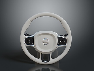 Steering wheel car steering wheel car parts game items 3d model