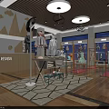 Baby Products Specialty Store With Strollers Clothing And Decorative Elements