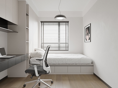 Modern Minimalist Bedroom model